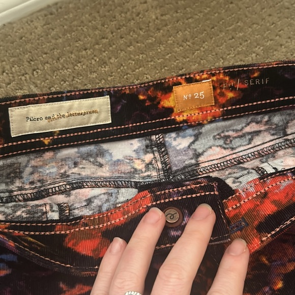 Anthropologie Pilcro multicolor corduroy size 25 - Picture 2 of 3
